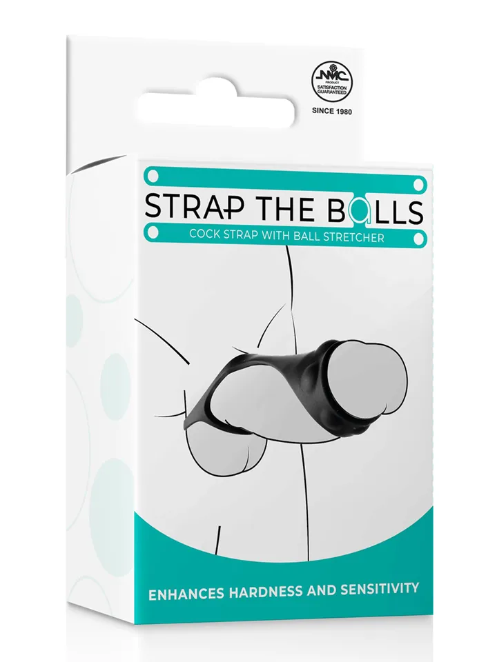 Strap The Balls Cock Strap Ball Stretcher - Dzimumlocekļa un sēklinieku maisiņa gredzeni 1 [full]