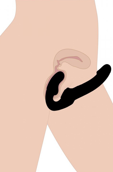 Strap U Revolver Strapless Strap On G-Spot Dildo - Strap-on 2