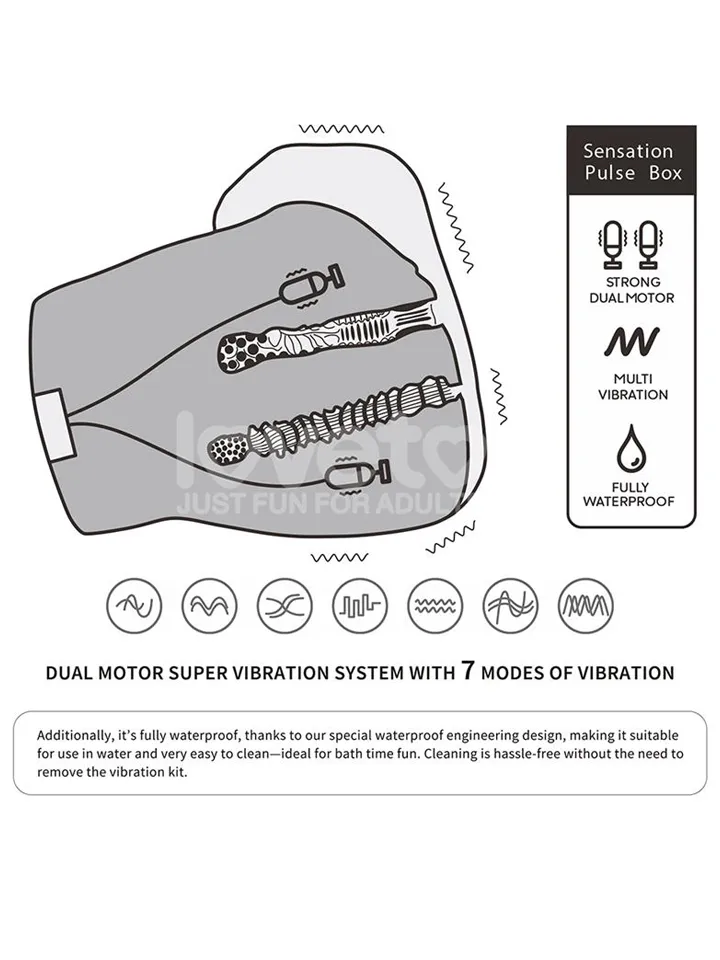 Streetgirls Dual Motor Sensation Pulse 3,9 kg - Seksa lelle 2