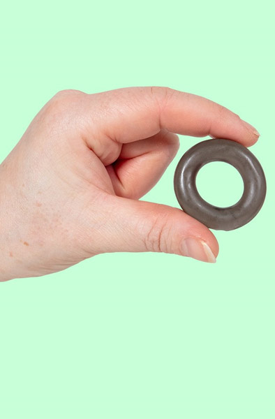 Stretchy Black C-ring - Dzimumlocekļa gredzeni 2