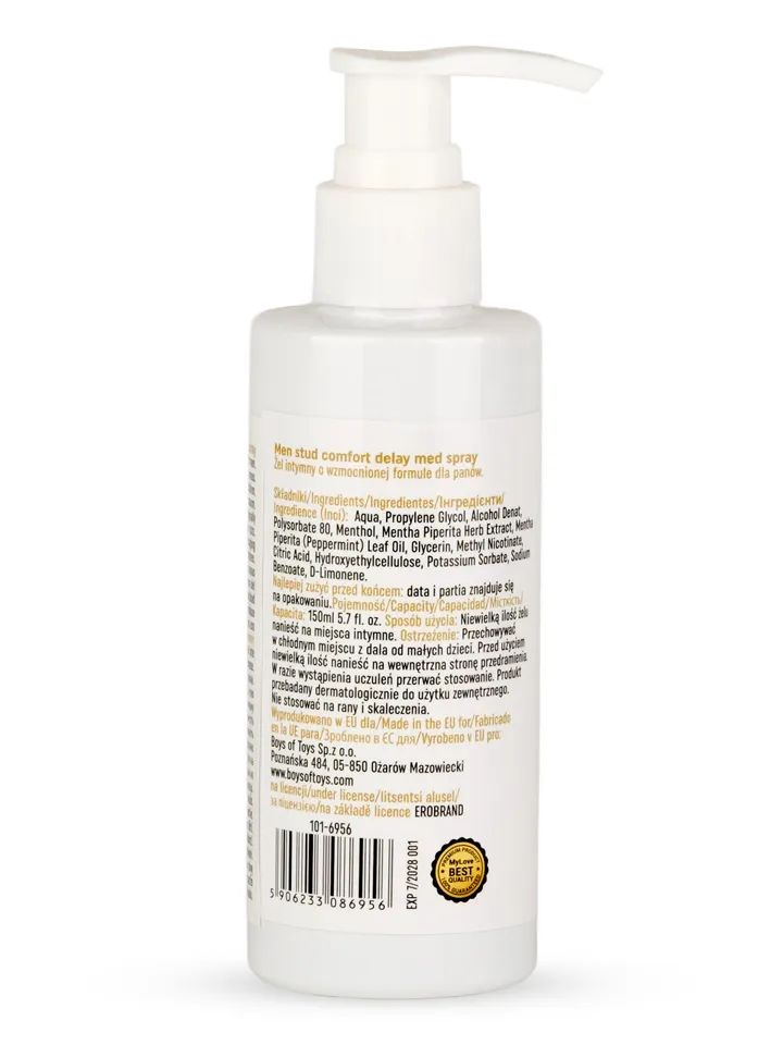 Stud Comfort Delay-Med Gel 150 ml - Aizkavēšanās želeja 3 [full]