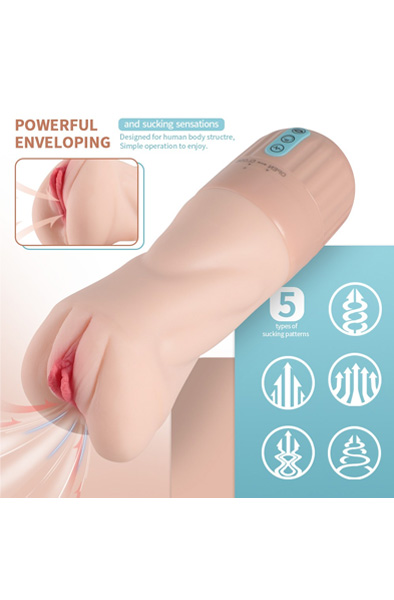 Suckstroker Sucking & Vibrating Masturbator - Vibrējošs maksts masturbators 3