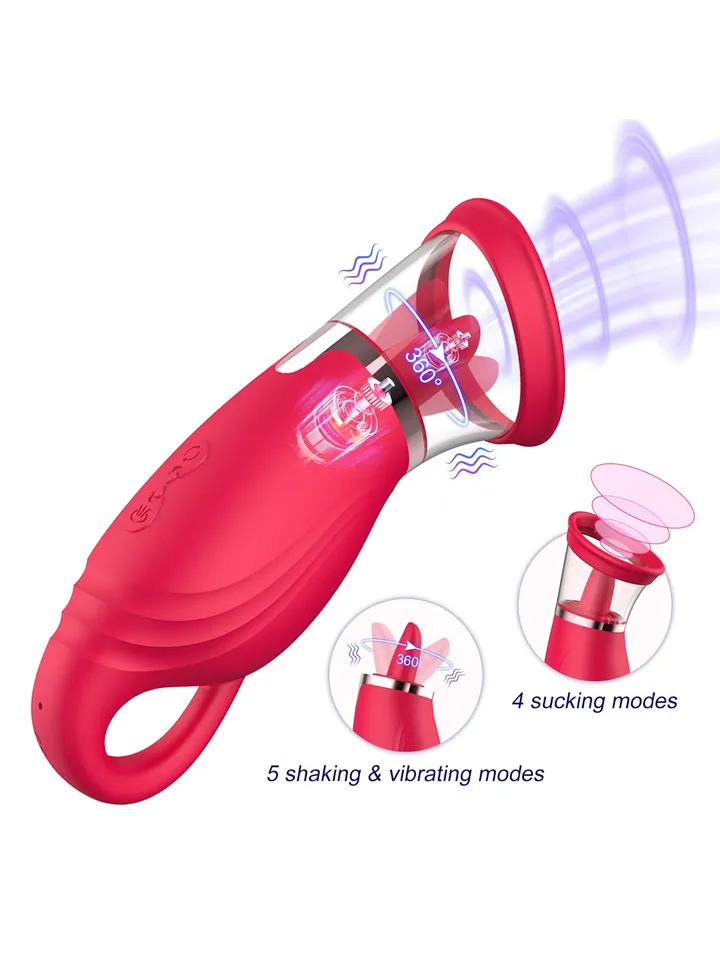 Suction Vibrator With 360° Tongue Stimulation - Klitora vibrators 2 [full]