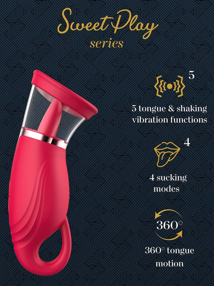 Suction Vibrator With 360° Tongue Stimulation - Klitora vibrators 3 [full]