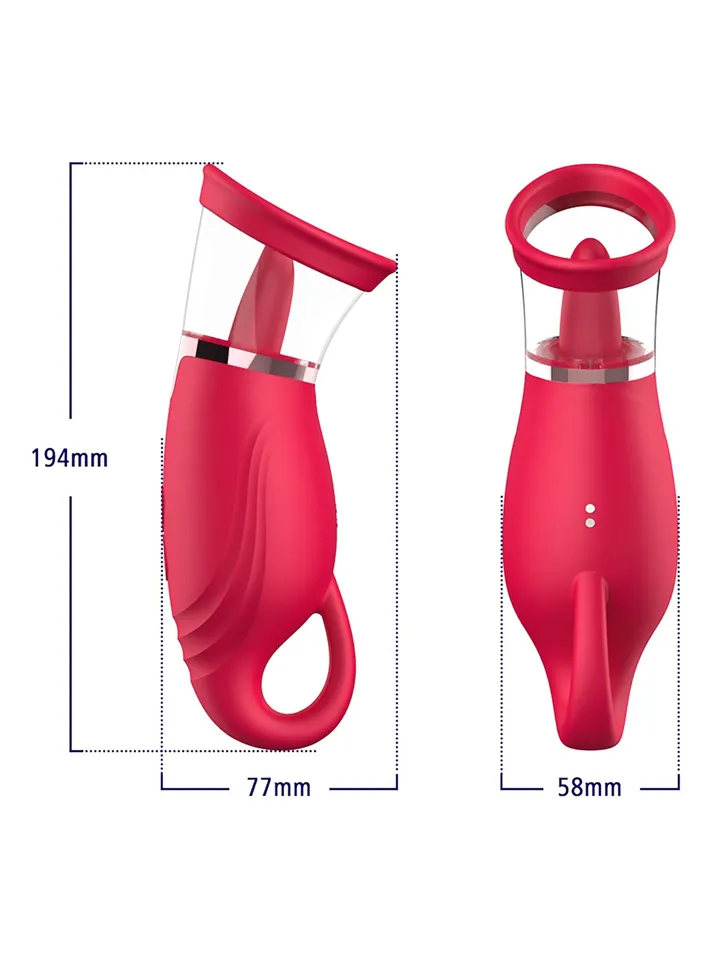 Suction Vibrator With 360° Tongue Stimulation - Klitora vibrators 5 [full]