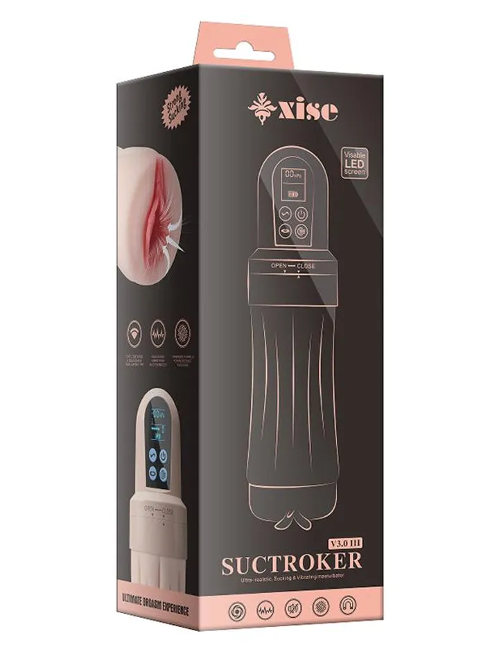 Suctroker 3.0 Sucking Effect & Vibration - Automātiskais masturbators 2 [full]