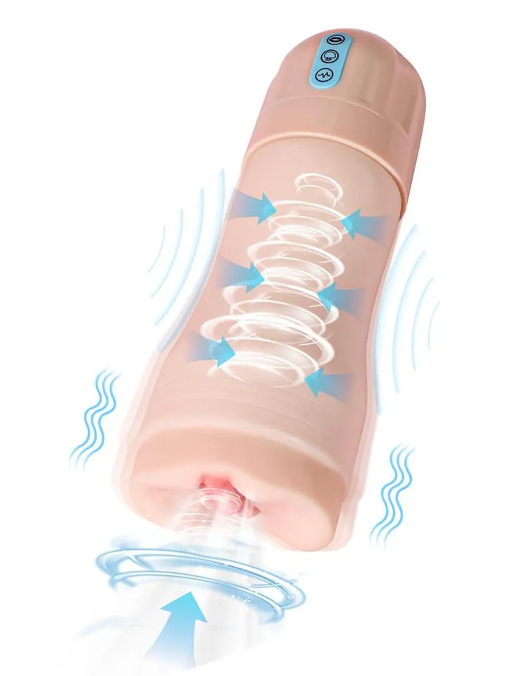 Suctroker Masturbator With Vibration & Sucking - Vibrējošs masturbators 1 [full]