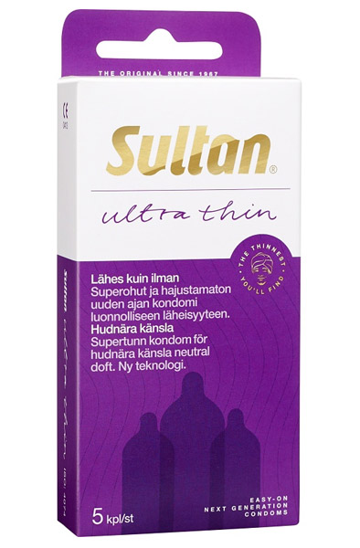 Sultan Ultra Thin 5 kpl/st - Prezervatīvi 1