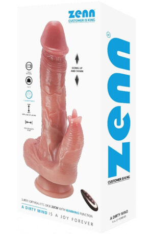 Super Soft Dildo With Warming Function 22 cm - Vibrējošs dildo 1