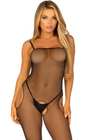 Suspender Bodystocking Black - Bodystocking 1