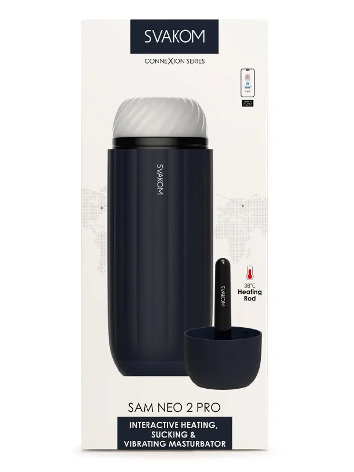 Svakom Sam Neo 2 Pro Interactive Masturbator - Automātiskais masturbators 4 [full]