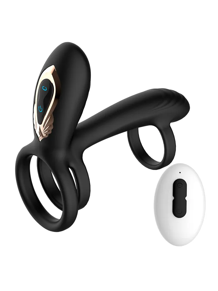 Swinging & Vibrating Cock Ring - Vibrējošs gaiļa gredzens 1 [full]