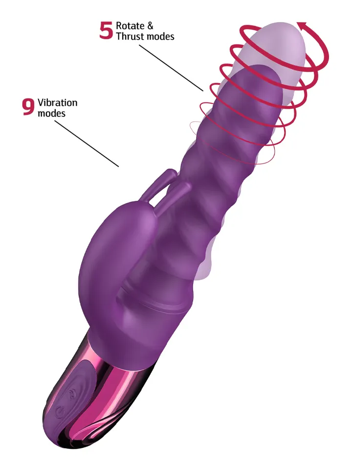 Swirl Rabbit Vibrator - Trušu vibrators 1 [full]