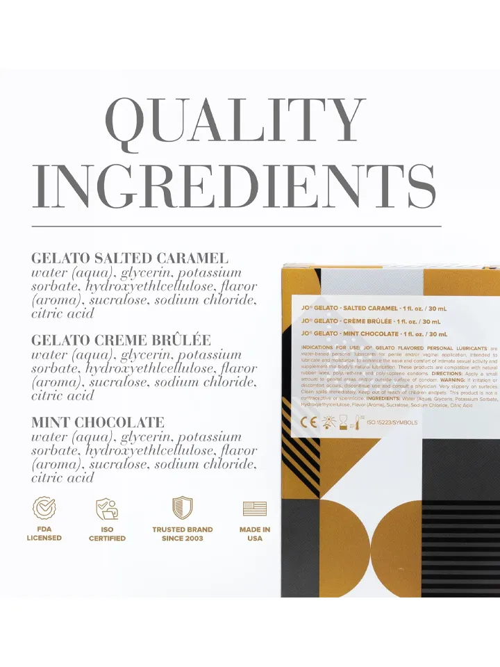 System JO Tri Me Triple Pack Gelato 3x30 ml - Aromatizēta smērviela 3 [full]