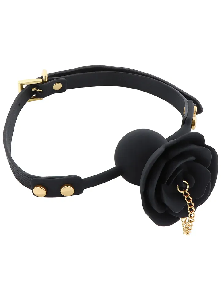 Taboom Rose Ball Gag With Plug - Gag bumba 2