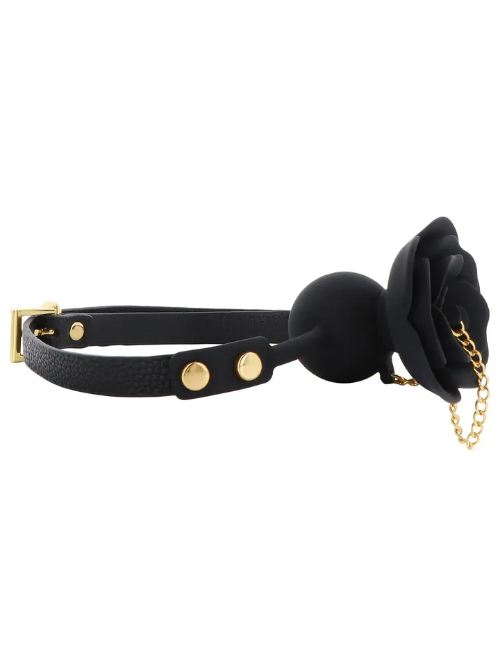Taboom Rose Ball Gag With Plug - Gag bumba 3