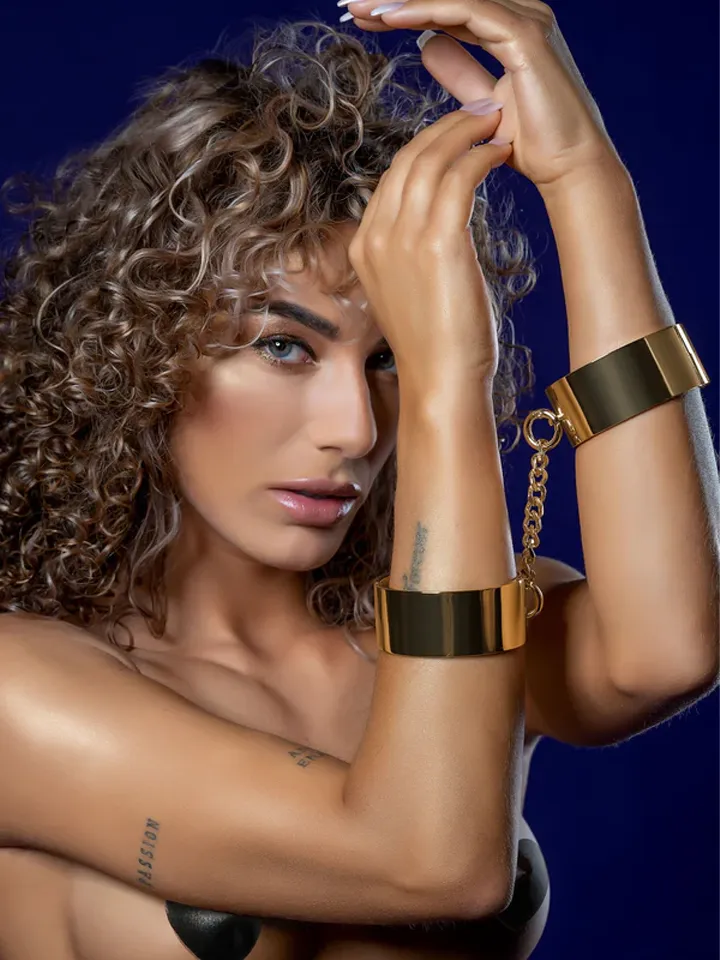 Taboom Slave Wrist Cuffs - Metāla rokudzelži 1 [full]
