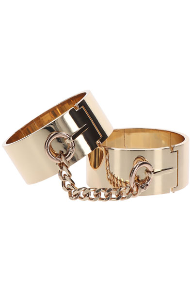Taboom Slave Wrist Cuffs - Metāla rokudzelži 2