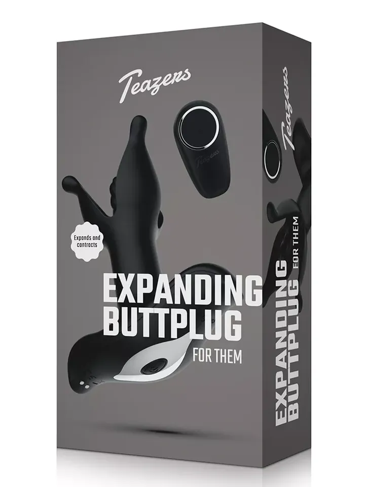 Teazers Anal Expanding Butt Plug - Vibrējošs anālais spraudnis 6 [full]