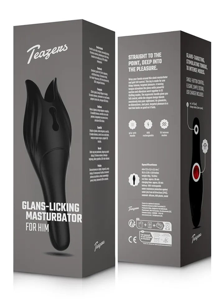 Teazers Glans-Licking Masturbator - Strokers 5 [full]