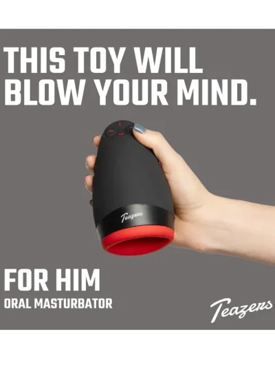 Teazers Heat & Vibration Masturbator - Vibrējošs masturbators 4