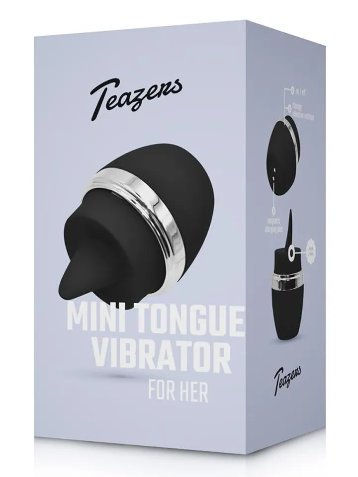 Teazers Mini Tongue Vibrator Black - Vibrators 5 [full]