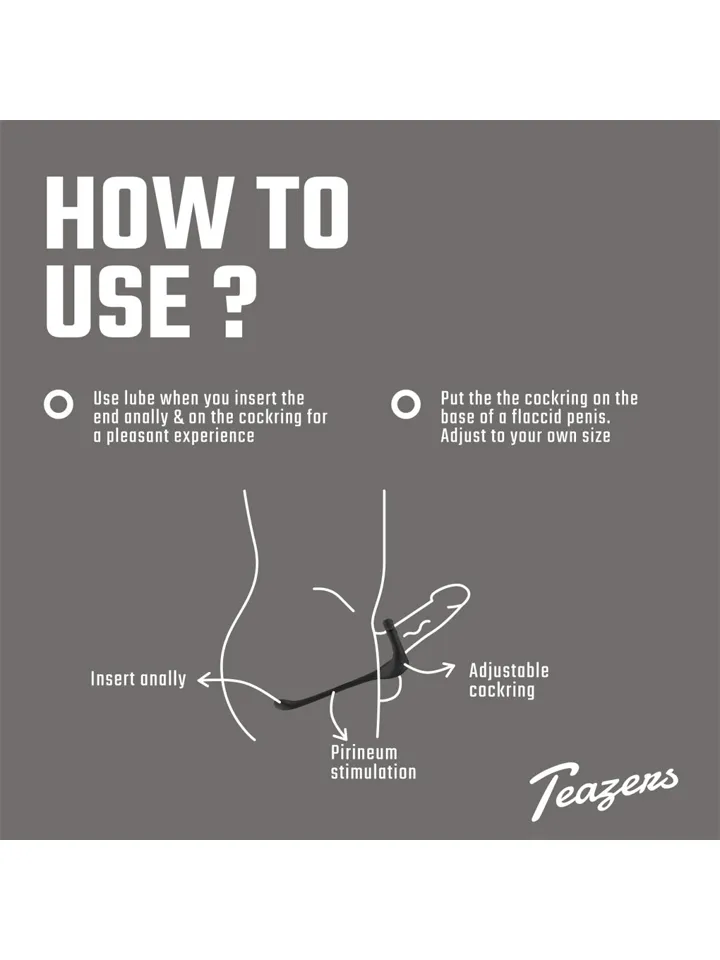 Teazers Triple Prostate Vibrator With Remote - Prostatas stimulators 3 [full]