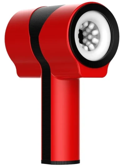 Teles Scoop Automatic Masturbator Twist & Turn Red - Automātiskais masturbators 4