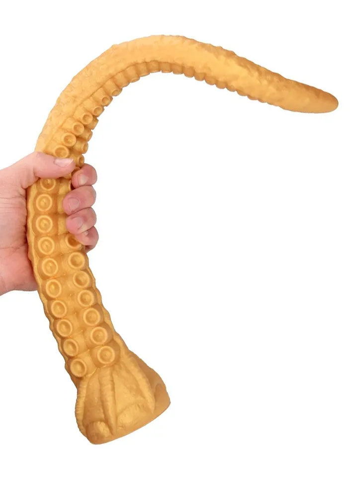Tentacle Tyrant Anal Snake Golden 55 cm - Īpaši garš anālais dildo 1 [full]