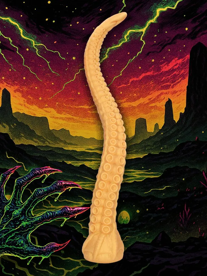 Tentacle Tyrant Anal Snake Golden 55 cm - Īpaši garš anālais dildo 3 [full]
