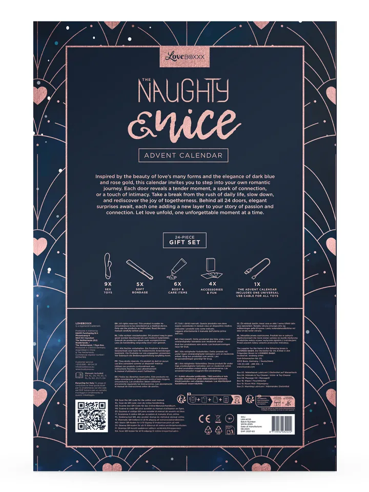 The Naughty & Nice Advent Calendar 2025 - Ziemassvētku kalendārs Sextoys 7 [full]