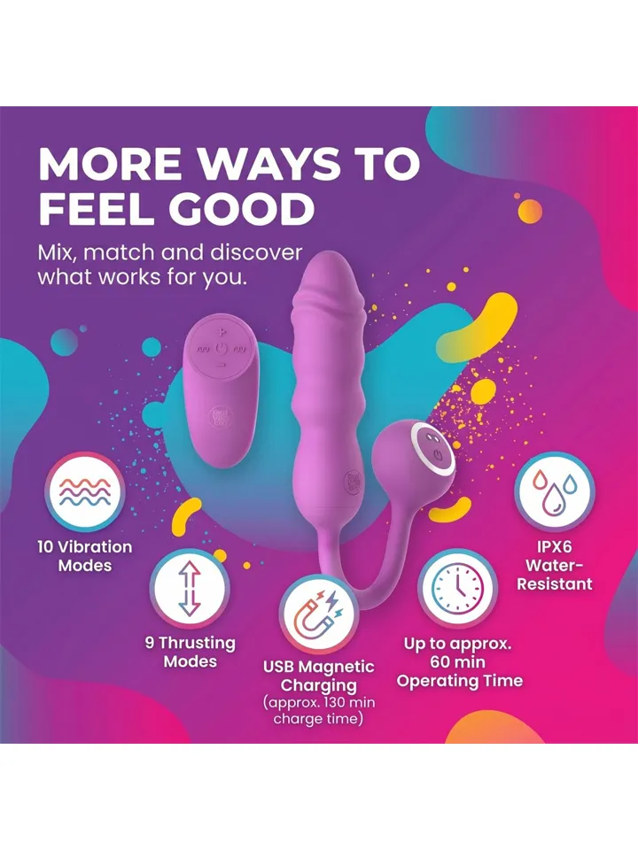 Thrusting Bullet With Remote - Lodes vibrators 3 [full]