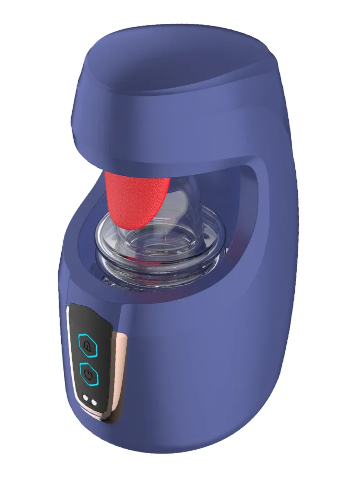 Thrusting & Licking Tongue Motion Cup - Automātiskais masturbators 2 [full]