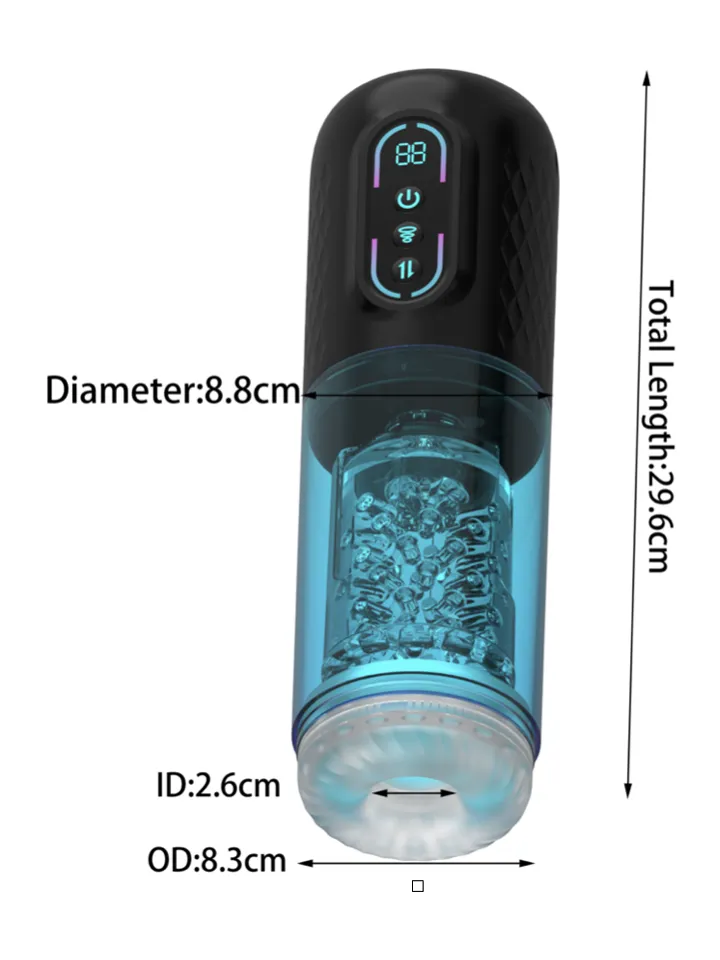 Thrusting & Sucking Masturbator Pump - Automātiskais masturbators 6 [full]