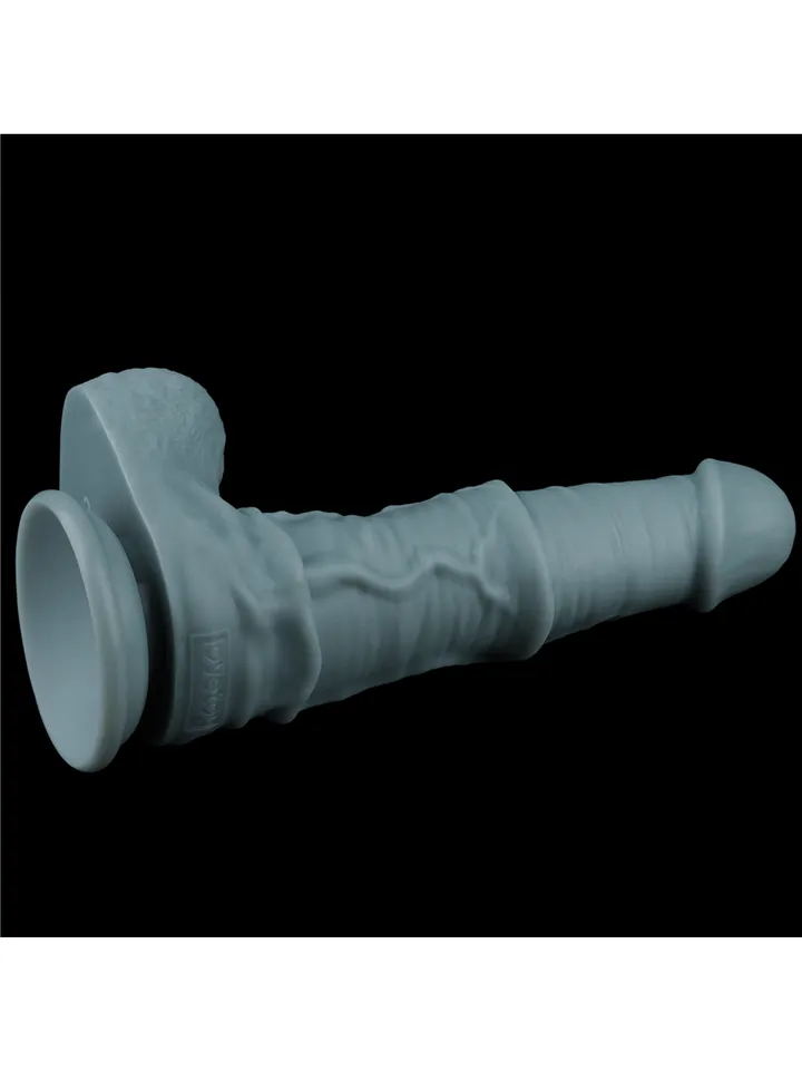 Thrusting & Vibrating Silicone Dildo 27,5 cm - Vibrējošs paplašinātājs 4 [full]
