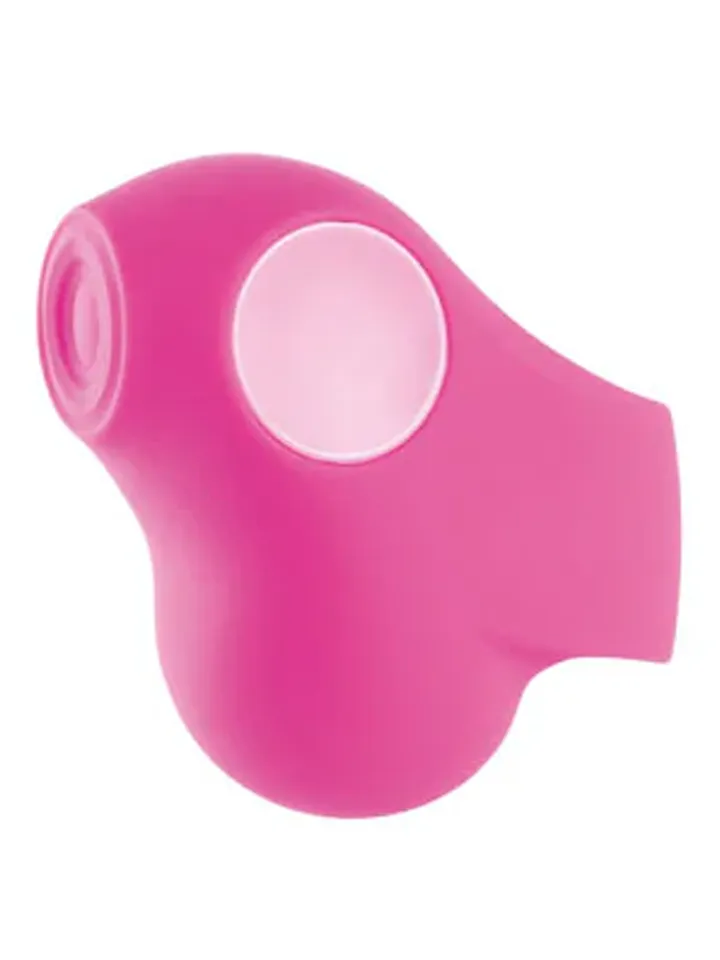Thumping Rechargeable Finger Vibrator Pink - Vibrators 2