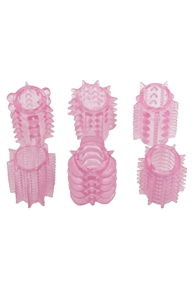 Timeless Flexible Cock Rings 6-pcs - Pirkstu piedurkne 2