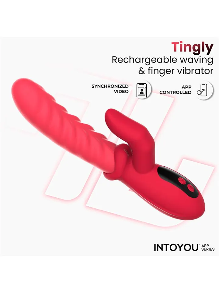 Tingly Vibrator With Finger, Waving & App - Lietotņu kontrolēts trušu vibrators 3 [full]