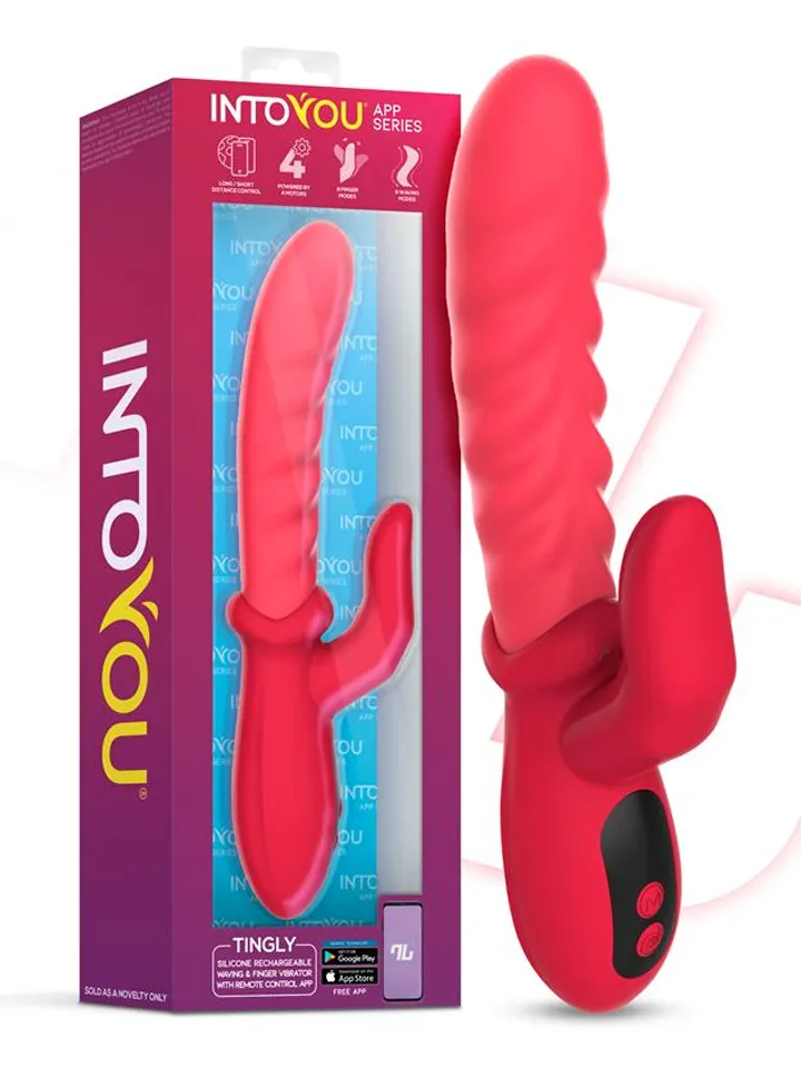 Tingly Vibrator With Finger, Waving & App - Lietotņu kontrolēts trušu vibrators 6 [full]