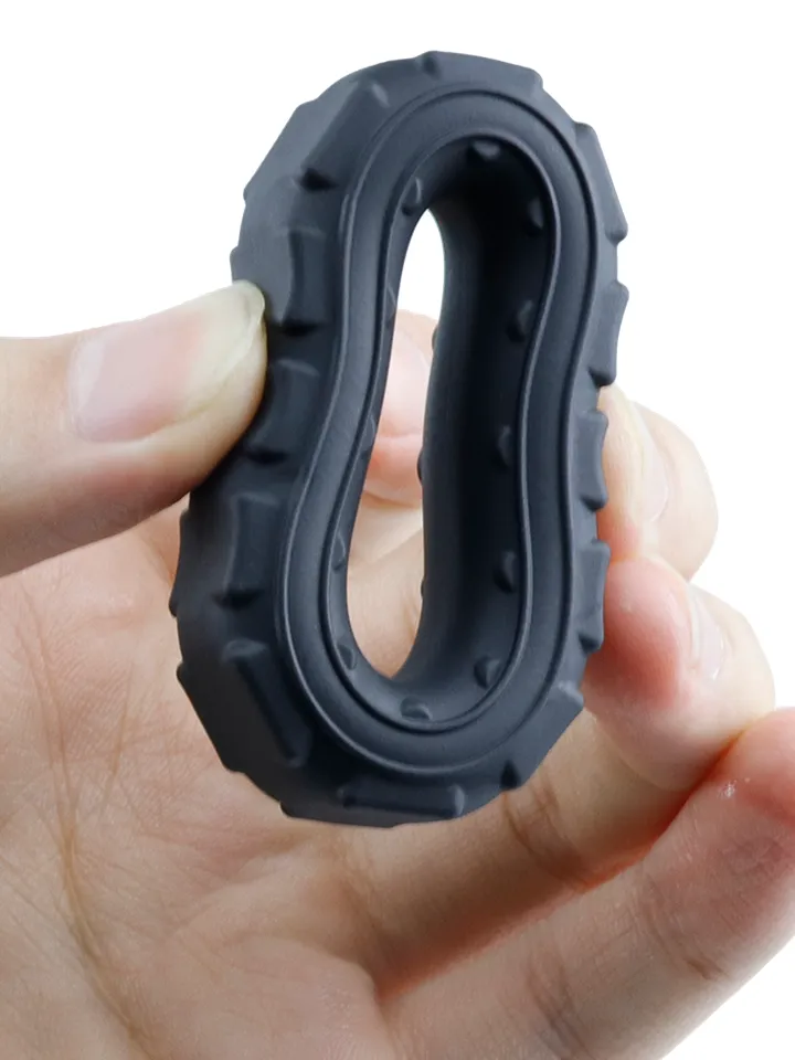 Tire Silicone Cock Ring Black - Gaiļa gredzens 2 [full]