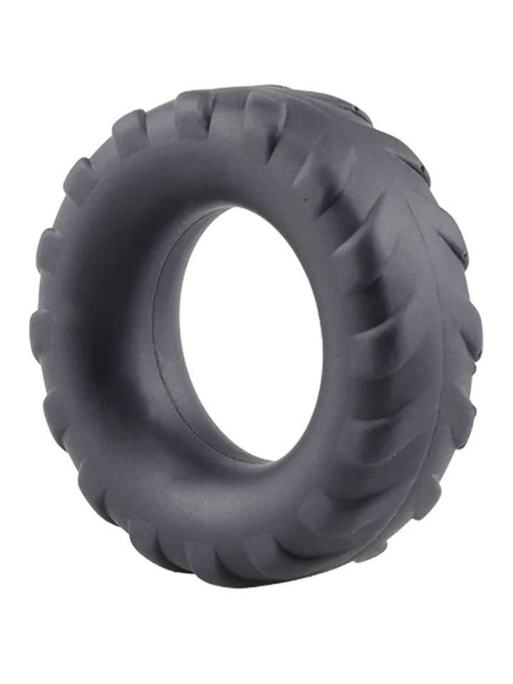 Tire Silicone Power Ring Black - Gaiļa gredzens 1 [full]