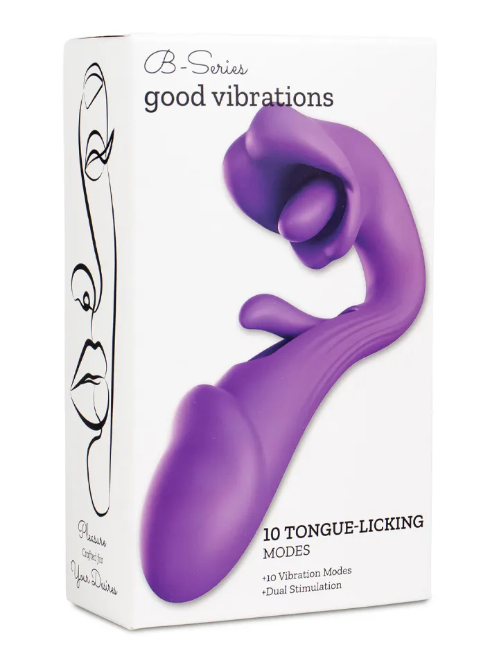 Tongue Flap Dual Vibe Purple - Vibrators 7 [full]