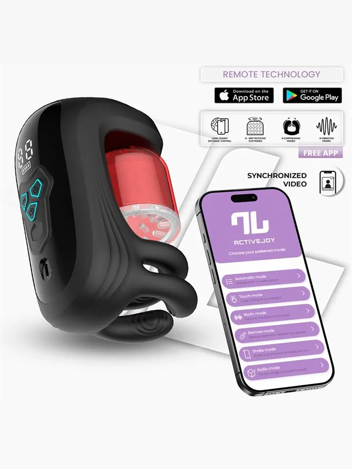 Torky Compressing Rotating App Masturbator - Automātiskais masturbators 1 [full]