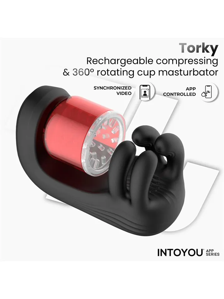 Torky Compressing Rotating App Masturbator - Automātiskais masturbators 3 [full]