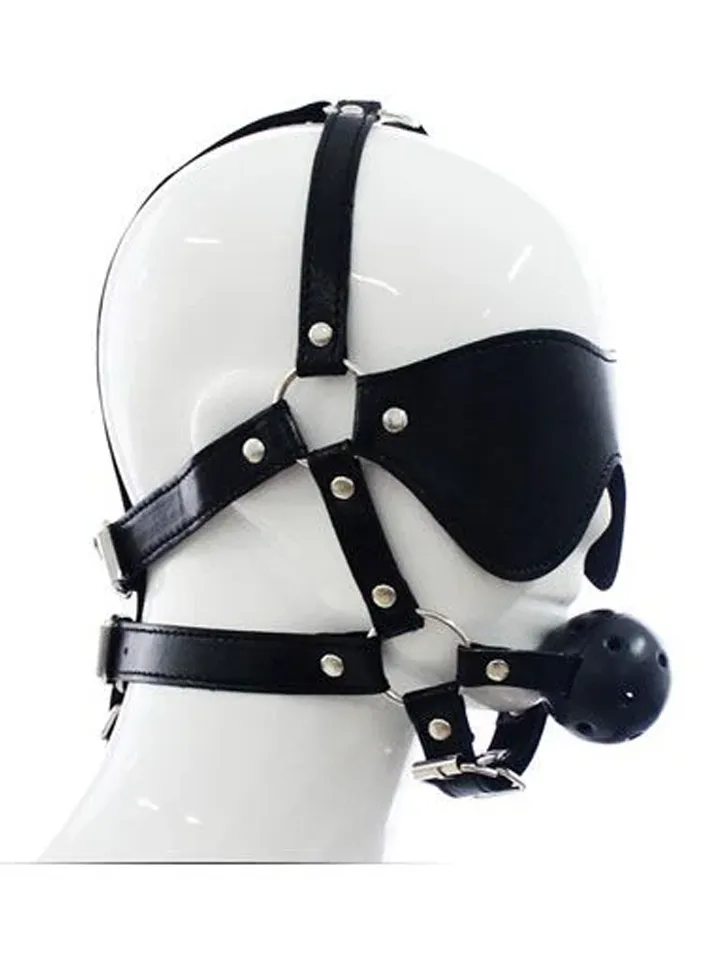 Total Head Harness Restraint - Jostas ar gag bumbu 1 [full]