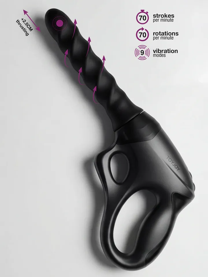 ToyJoy Cadence Fatale PRO+ - Vibrējošs dildo 2 [full]