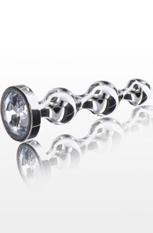 ToyJoy Diamond Star Beads Large - Anālais spraudnis metāla 1