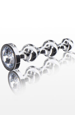 ToyJoy Diamond Star Beads Small - Anālais spraudnis metāla 1