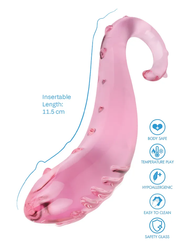 ToyJoy Glass Worxx Sparkle G-Spot Dildo - Stikla dildo 2 [full]