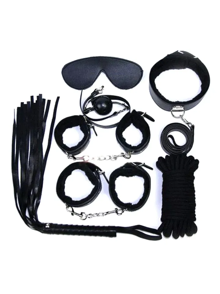 TOYZ4LOVERS Bondage Kit Black - Verdzības komplekts 1 [full]